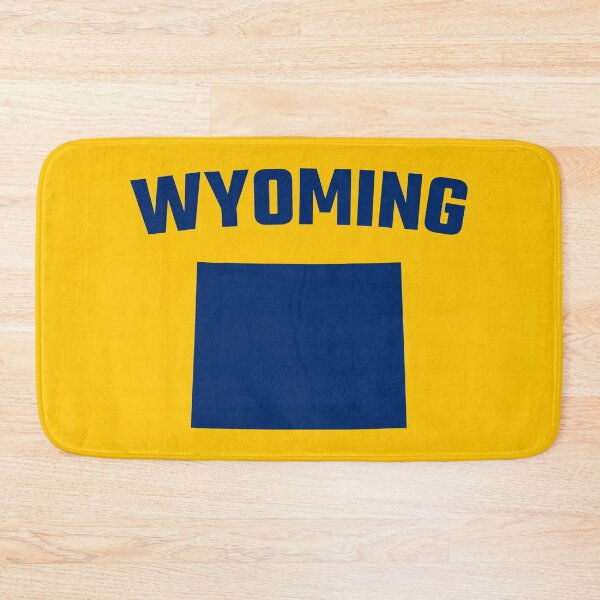 Item preview, Wyoming State Map - Classic Navy Collegiate Style designed and sold by mashmosh.