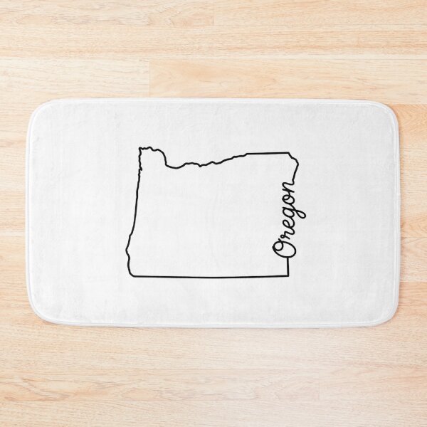 Item preview, Oregon State Outline – Minimal Script Typography Line Art designed and sold by Paper Drip.