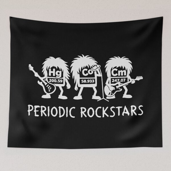 Item preview, Periodic Rockstars Chemistry Humor designed and sold by HandicraftArt.