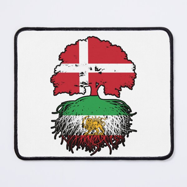 Item preview, Danish Grown, Iranian Roots – Lion and Sun Heritage Design designed and sold by FlagX.