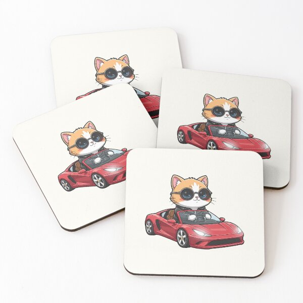 Item preview, Cool Luxury Car Cat designed and sold by HoopeStylee.