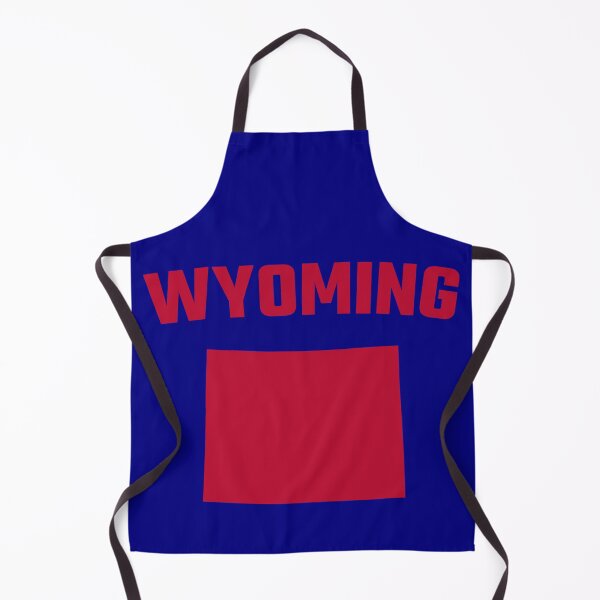 Item preview, Wyoming State Silhouette - Classic Varsity Red Style designed and sold by mashmosh.