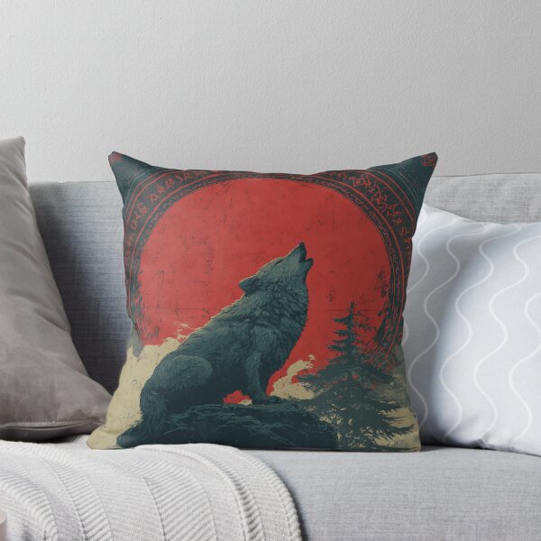 Item preview, Fenrir Howl Blood Moon designed and sold by NicolasGlowArt.