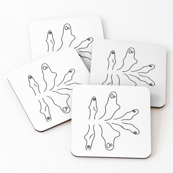 Item preview, three simple ghosts with reflection designed and sold by mjean.art.