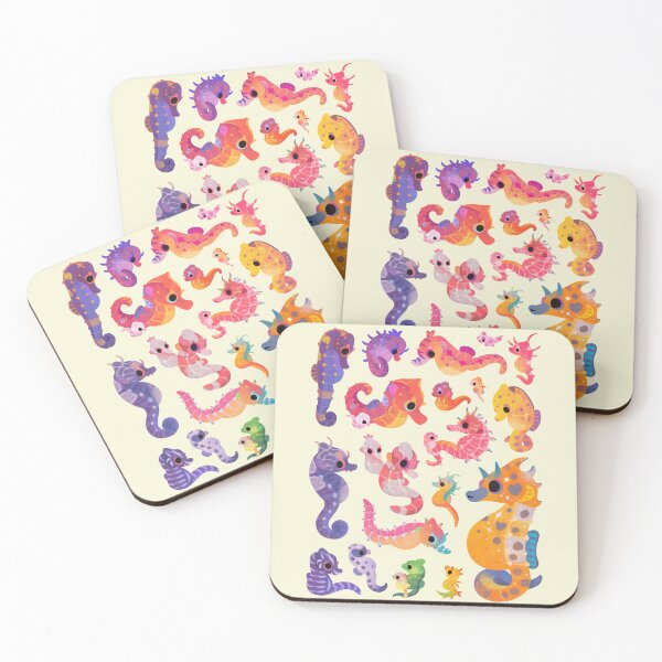 Item preview, Seahorses - pastel designed and sold by pikaole.