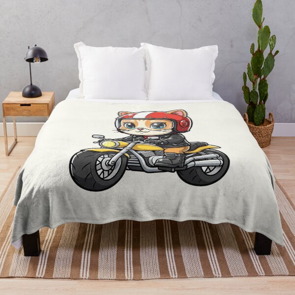 Item preview, Cute Biker Cat Cartoon kawai designed and sold by HoopeStylee.