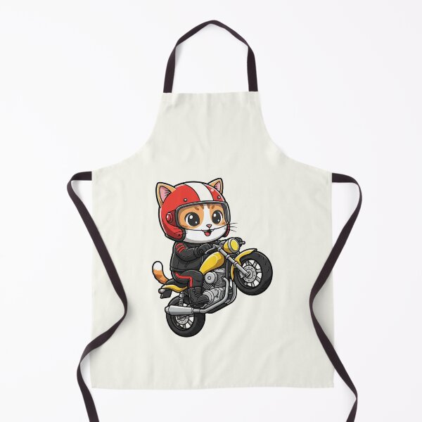 Item preview, Cute Stunt Biker Cat Kwai designed and sold by HoopeStylee.