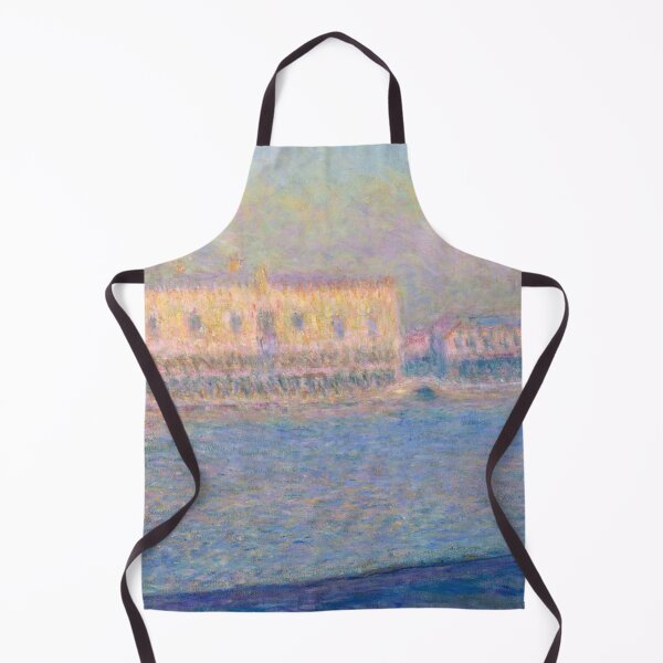 Item preview, The Doges Palace Seen From San Giorgio Maggiore by Claude Monet: Venetian Impressionist Poster designed and sold by artofuniverse.