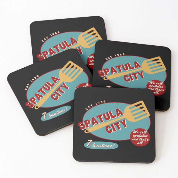 Item preview, Spatula City retro logo - blue/red designed and sold by Baby-Care.