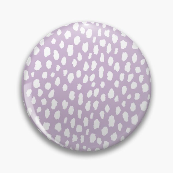 Item preview, Handmade polka dot brush spots (white/lavender) designed and sold by Design Minds Boutique.