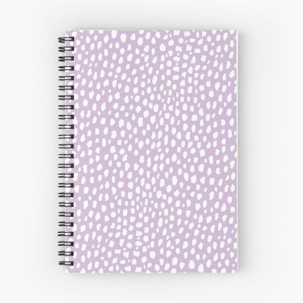 Item preview, Handmade polka dot brush spots (white/lavender) designed and sold by Design Minds Boutique.