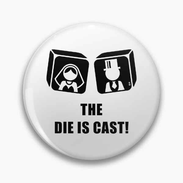 Item preview, The Die Is Cast! (Stag Party / Wedding / Game Over / Black) designed and sold by MrFaulbaum.