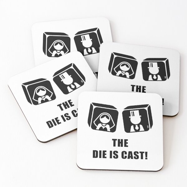 Item preview, The Die Is Cast! (Stag Party / Wedding / Game Over / Black) designed and sold by MrFaulbaum.