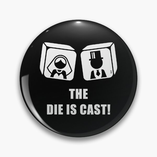 Item preview, The Die Is Cast! (Stag Party / Wedding / Game Over / White) designed and sold by MrFaulbaum.