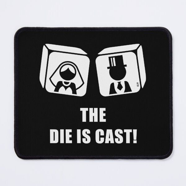 Item preview, The Die Is Cast! (Stag Party / Wedding / Game Over / White) designed and sold by MrFaulbaum.