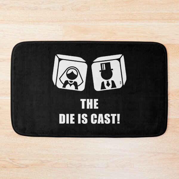 Item preview, The Die Is Cast! (Stag Party / Wedding / Game Over / White) designed and sold by MrFaulbaum.