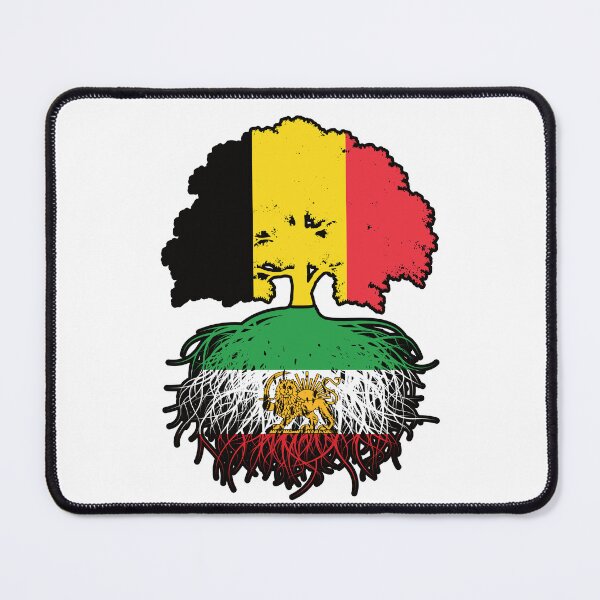 Item preview, Belgian Grown, Iranian Roots – Lion and Sun Heritage Design designed and sold by FlagX.