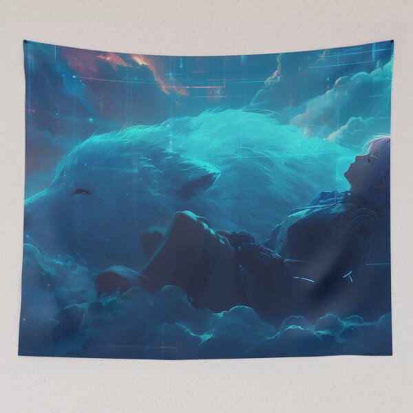 Item preview, Liminal Guardians of the Sky designed and sold by oanaunciuleanu.