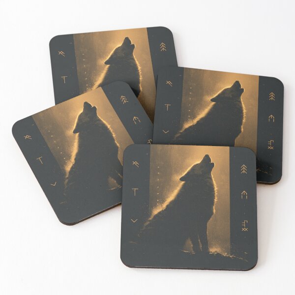 Item preview, Howling Fenrir Wolf designed and sold by NicolasGlowArt.
