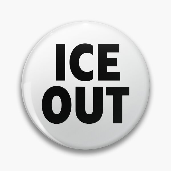 Item preview, Ice Out Pin  designed and sold by SnarkoClothes.