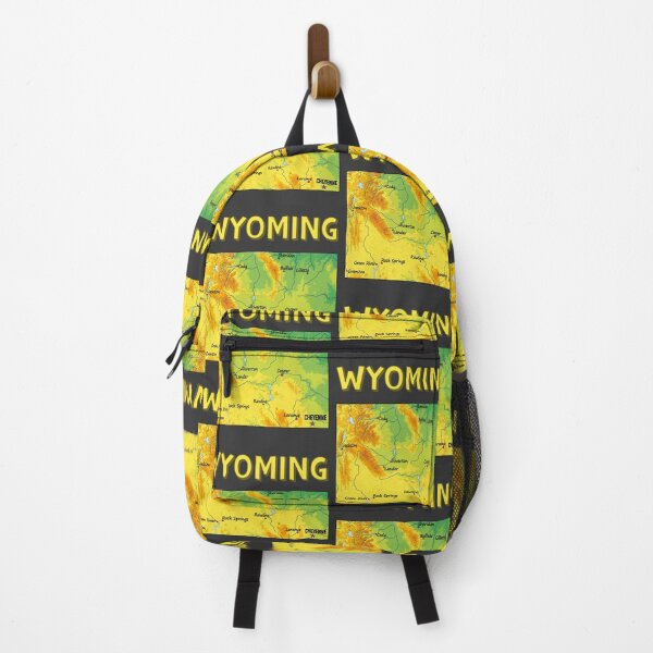 Item preview, Wyoming Topographic Map Art - Vintage Style designed and sold by mashmosh.