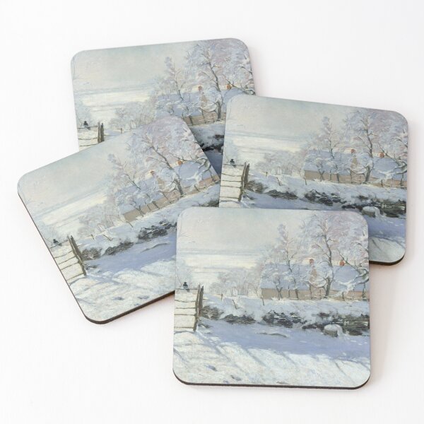 Item preview, The Magpie by Claude Monet: Winter Landscape Fine Art Poster designed and sold by artofuniverse.