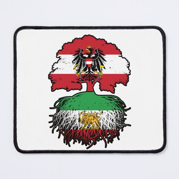 Item preview, Austrian Grown, Iranian Roots – Lion and Sun Heritage Design designed and sold by FlagX.