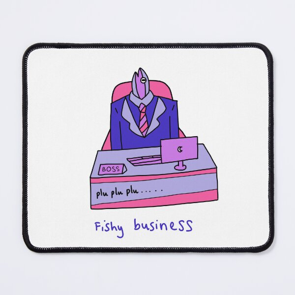 Item preview, Fishy Business Funny Office Boss Cartoon designed and sold by Baby-Care.