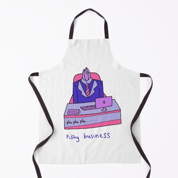 Item preview, Fishy Business Funny Office Boss Cartoon designed and sold by Baby-Care.