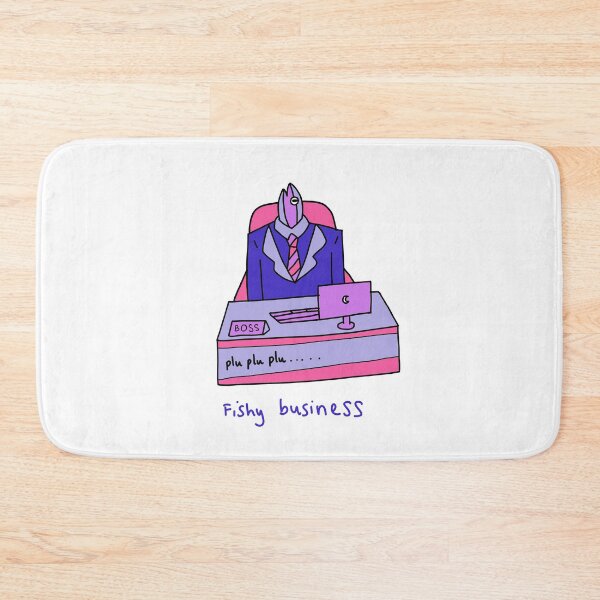 Item preview, Fishy Business Funny Office Boss Cartoon designed and sold by Baby-Care.