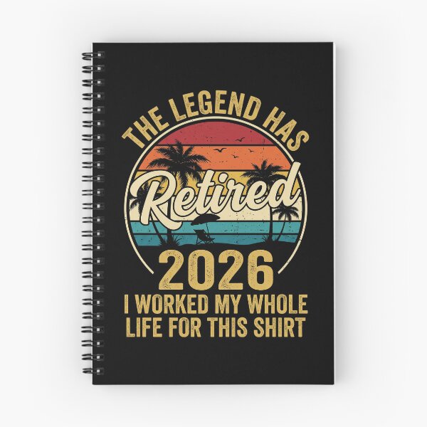 Item preview, The Legend Has Retired 2026 Funny Worked Whole Life Gift designed and sold by G350.