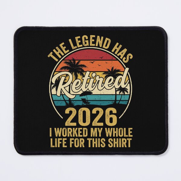 Item preview, The Legend Has Retired 2026 Funny Worked Whole Life Gift designed and sold by G350.
