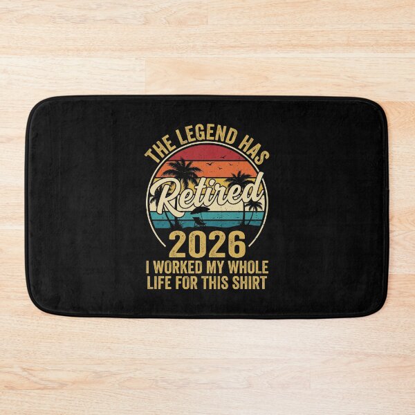 Item preview, The Legend Has Retired 2026 Funny Worked Whole Life Gift designed and sold by G350.