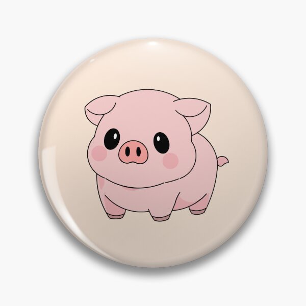 Item preview, Kawaii Pink Pig designed and sold by LavinyArt.