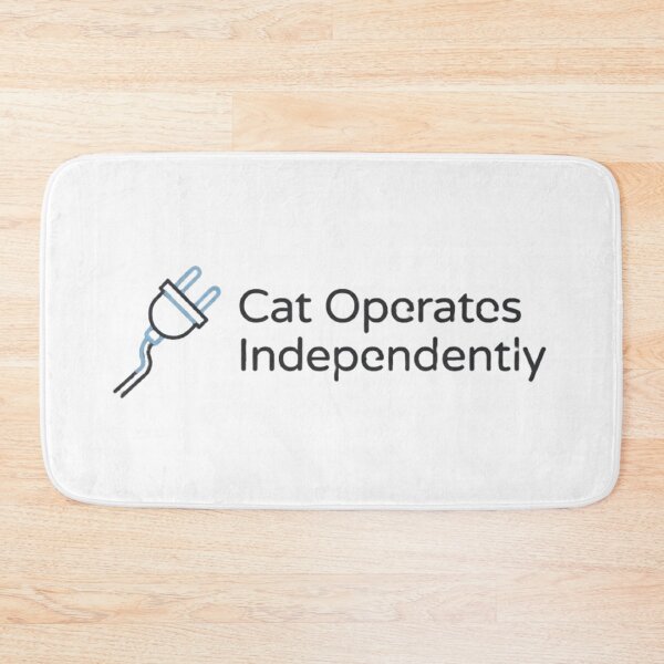 Item preview, Cat Operates Independently – Funny Cat Owner Shirt designed and sold by Mafmoh.