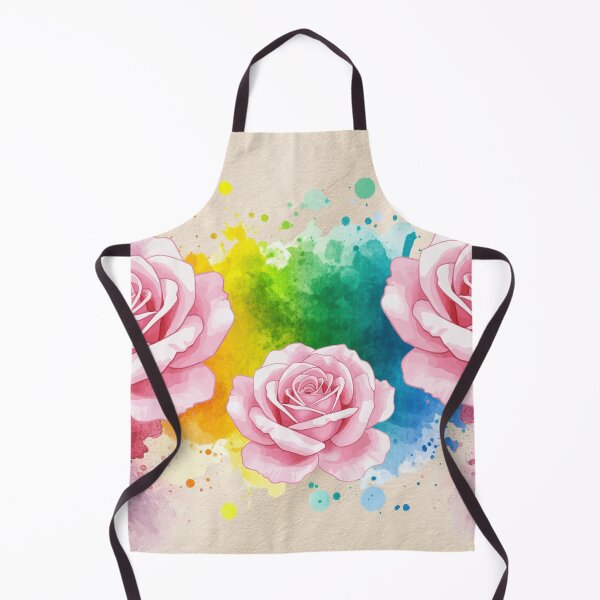 Item preview, Watercolor Roses and Splashes designed and sold by Modern-Tropical.