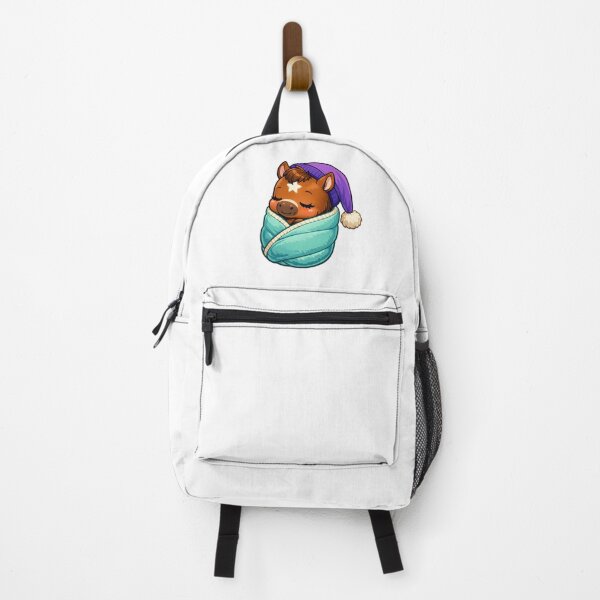 Item preview, Sleeping Chibi Baby Horse Foal Burrito Cute Nursery Art mr zgredzio designed and sold by mr-zgredzio.