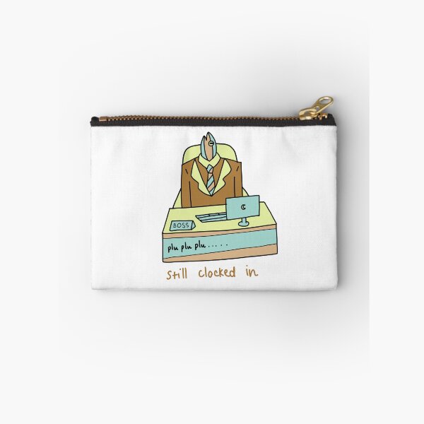Item preview, Still Clocked In Funny Office Boss Cartoon designed and sold by Baby-Care.