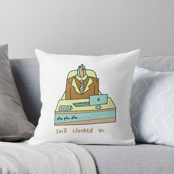 Item preview, Still Clocked In Funny Office Boss Cartoon designed and sold by Baby-Care.