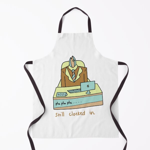 Item preview, Still Clocked In Funny Office Boss Cartoon designed and sold by Baby-Care.