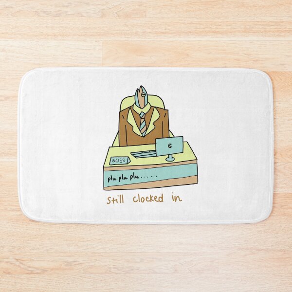 Item preview, Still Clocked In Funny Office Boss Cartoon designed and sold by Baby-Care.