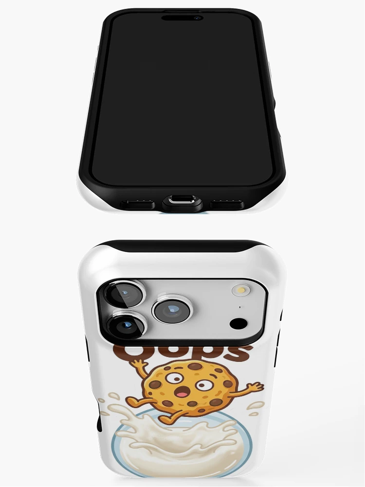 Thumbnail 3 of 4, iPhone Case, Oops Cookies Falling Into Milk designed and sold by RamboDesign.
