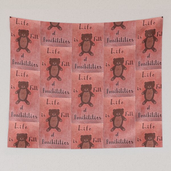 Item preview, Motivational Teddy Bear  designed and sold by StickersTheBat.