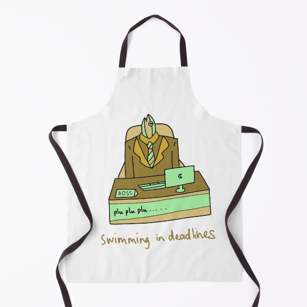 Item preview, Swimming in Deadlines Funny Office Boss Cartoon designed and sold by Baby-Care.
