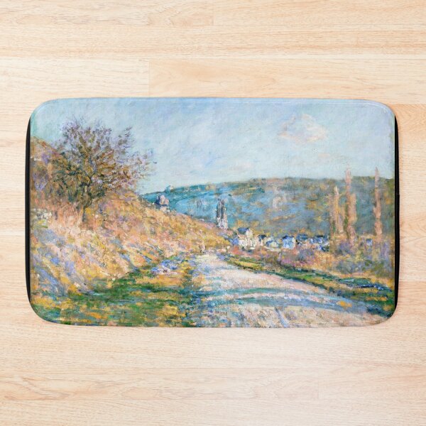 Item preview, The Road to Vetheuil by Claude Monet: Serene Impressionist Country Landscape Poster designed and sold by artofuniverse.