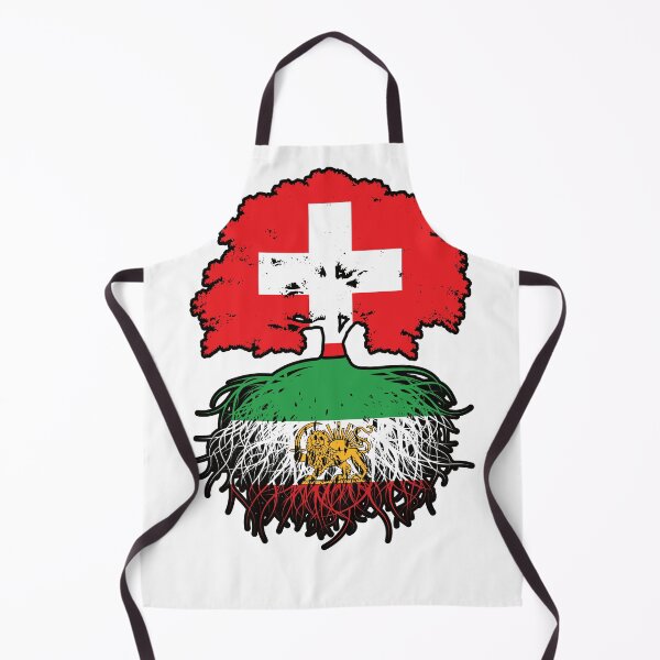 Item preview, Swiss Grown, Iranian Roots – Lion and Sun Heritage Design designed and sold by FlagX.