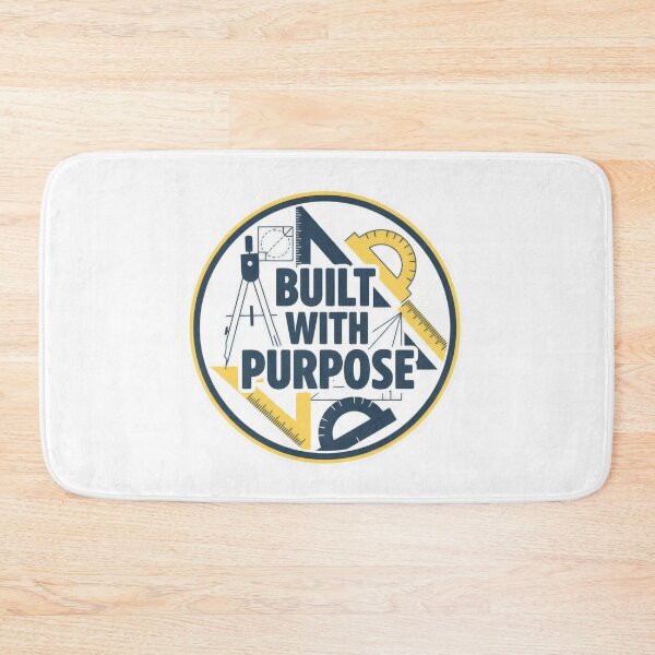 Item preview, Built With Purpose – Engineer Faith Sticker Design designed and sold by Illustrated Faith.