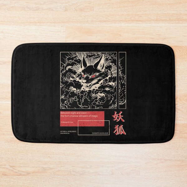 Item preview, Japanese Haiku Art: Mystic Fox at Dawn (Whispers of Magic Between Shadow and Light) designed and sold by PurpleWingsArt.