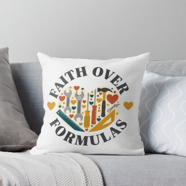 Item preview, Faith Over Formulas – Engineer Dad Christian Sticker designed and sold by Illustrated Faith.