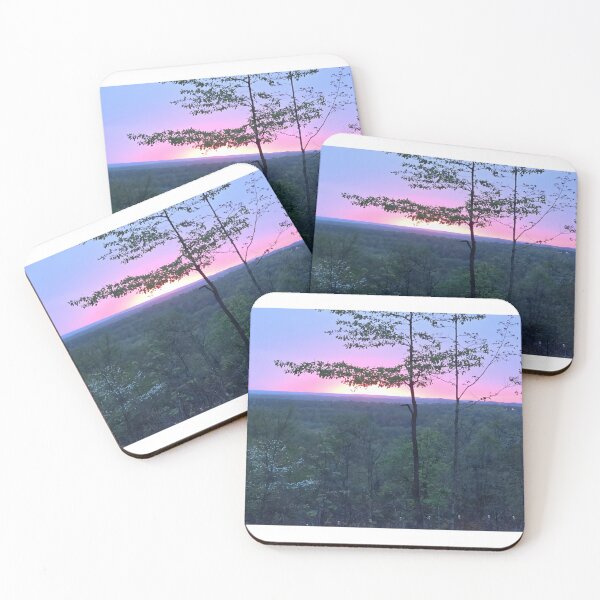Item preview, Ozark Mountain Sunset | Rustic Silhouette Nature Photography designed and sold by DewDropMountain.